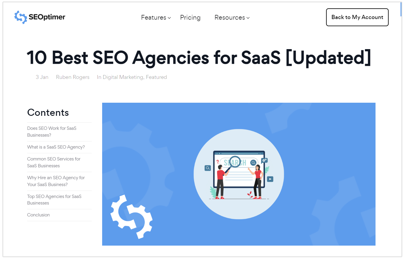 seo agencies for saas article